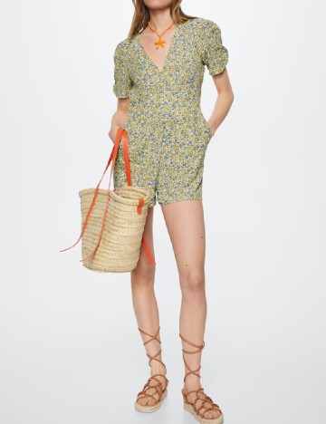 Salopeta Mango, floral print