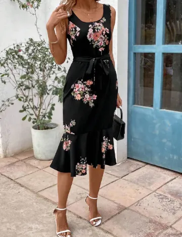 Rochie medie SHEIN, negru Negru