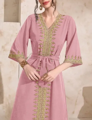 Rochie lunga SHEIN, roz Roz