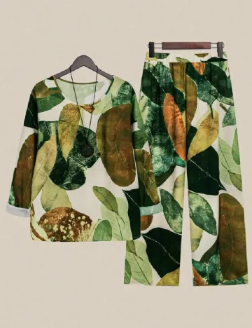 Compleu SHEIN CURVE, verde Verde
