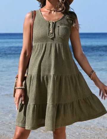 Rochie scurta SHEIN Maternity, verden