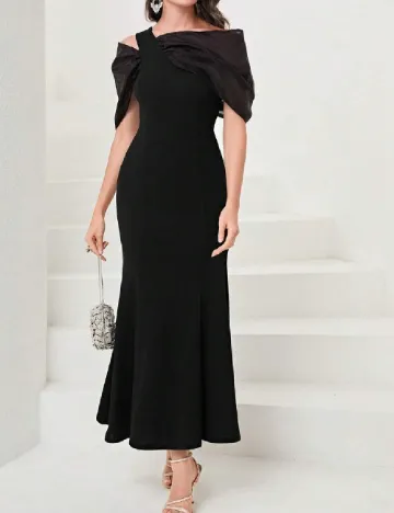 Rochie lunga SHEIN, negru Negru
