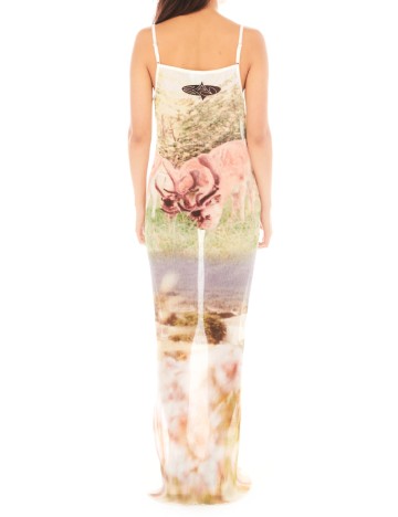 Rochie lunga Basic Pleasure Mode, mix culori