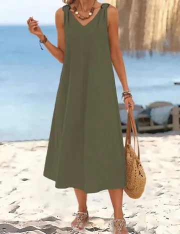 Rochie medie Emery Rose, verde Verde