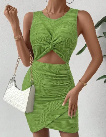 Rochie scurta SHEIN, verde Verde
