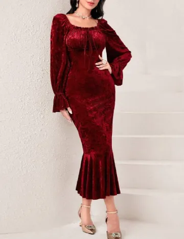 Rochie medie SHEIN, visiniu Rosu