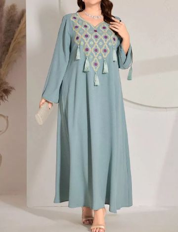 Rochie lunga SHEIN CURVE, albastru