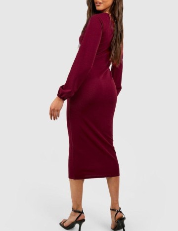 Rochie medie Boohoo, rosu