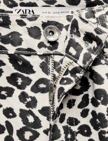 Blugi Zara, animal print