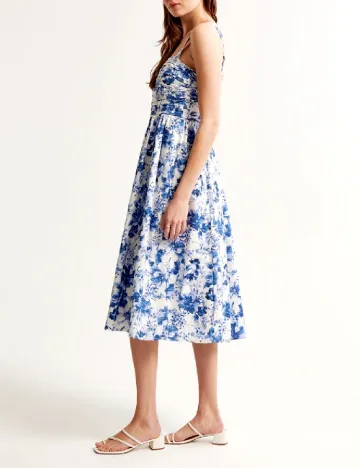Rochie medie Abercrombie&Fitch, albastru Albastru
