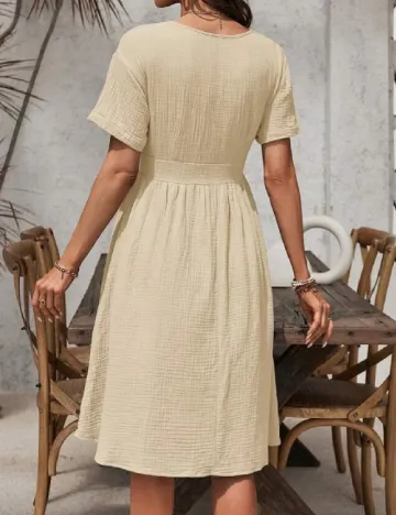 Rochie medie SHEIN, crem