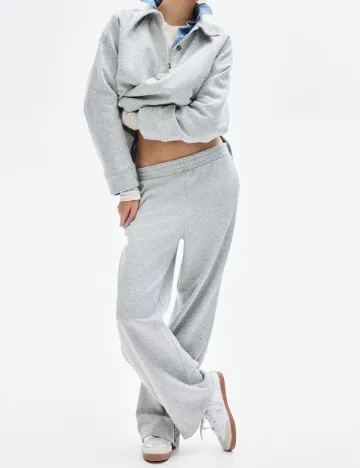 Pantaloni H&M, gri Gri
