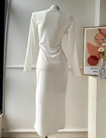 Rochie medie SHEIN, alb Alb