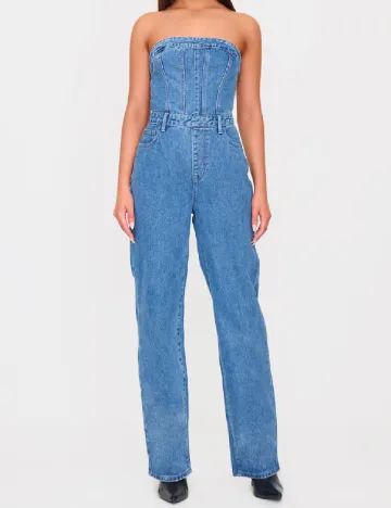 Salopeta PRETTYLITTLETHING, albastru Albastru