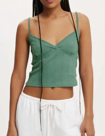 Top Cotton On, verde Verde
