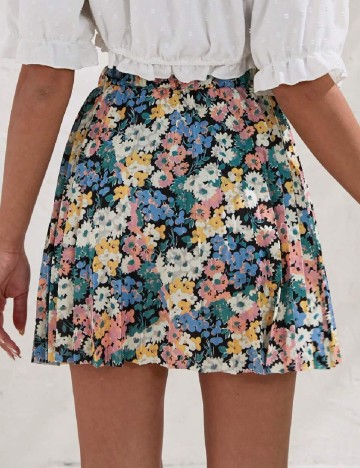 Fusta SHEIN, floral print