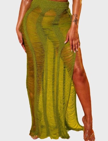 Fusta PRETTYLITTLETHING, verde