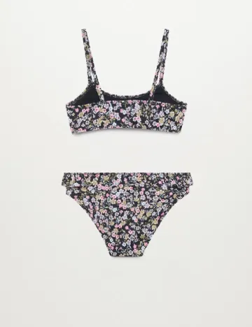 Costum de baie Mango Kids, floral print