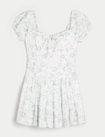 Rochie scurta Hollister, alb