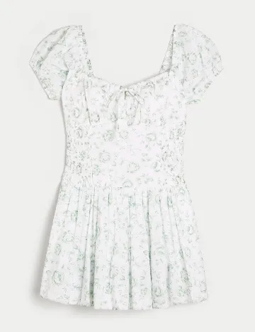 Rochie scurta Hollister, alb Alb