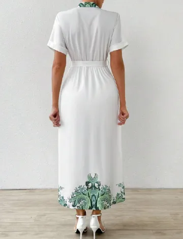 Rochie lunga SHEIN, alb Alb