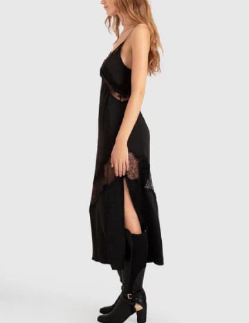 Rochie medie Belle & bloom, negru