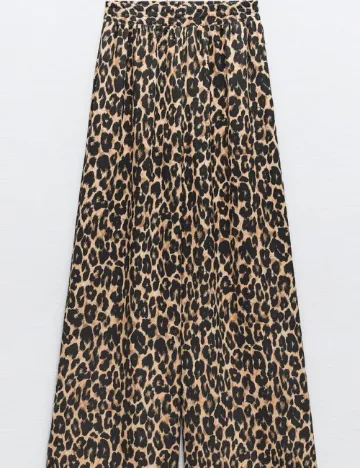 Pantaloni Zara, animal print Animal print