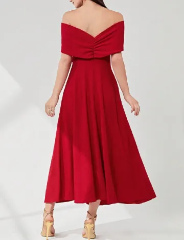 Rochie lunga SHEIN, rosu Rosu