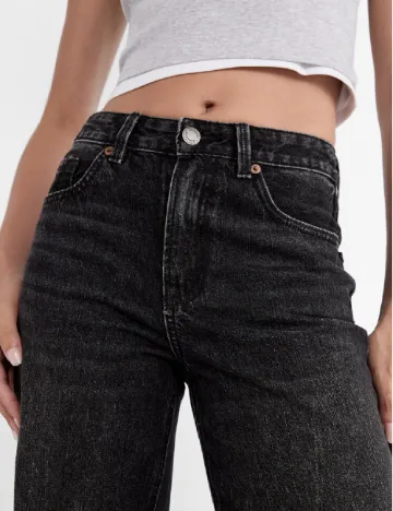 Blugi Stradivarius, negru Negru