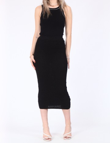 Fusta Pull&Bear, negru
