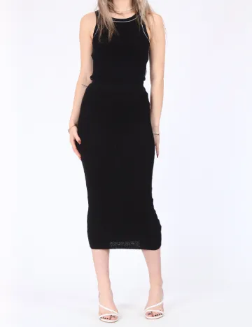 Fusta Pull&Bear, negru