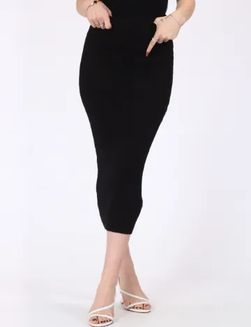 Fusta Pull&Bear, negru