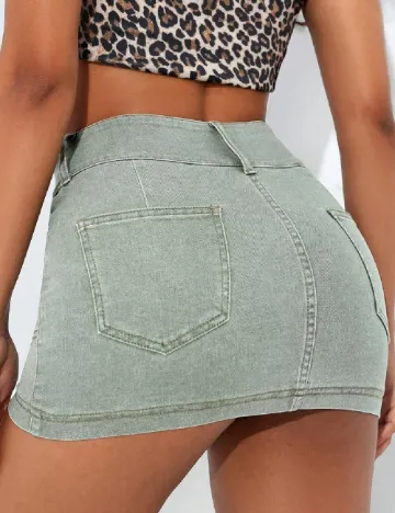 Fusta SHEIN, verde