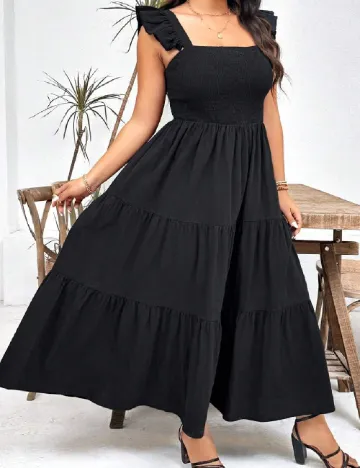 Rochie lunga SHEIN CURVE, negru