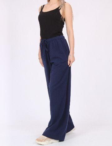 Pantaloni Vero Moda, bleumarin
