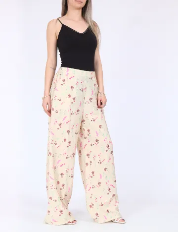 Pantaloni Vero Moda, crem