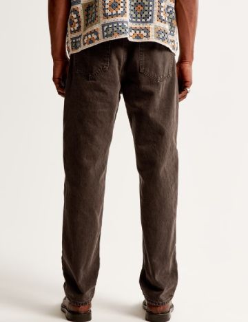 Blugi Abercrombie&Fitch, maro