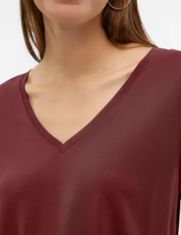 Tricou Vero Moda, visiniu