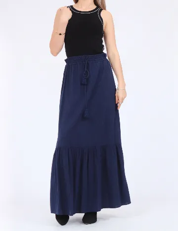 Fusta Vero Moda, albastru