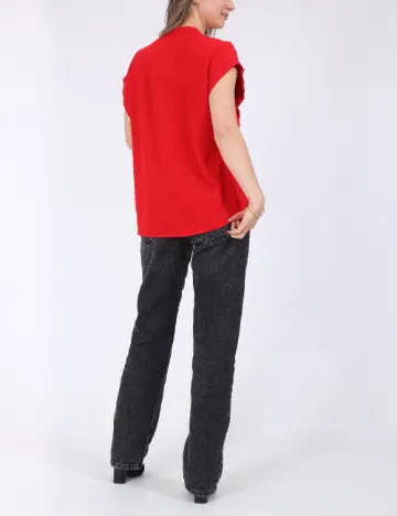 Camasa Vero Moda, rosu