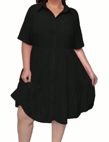 Rochie scurta SHEIN CURVE, negru