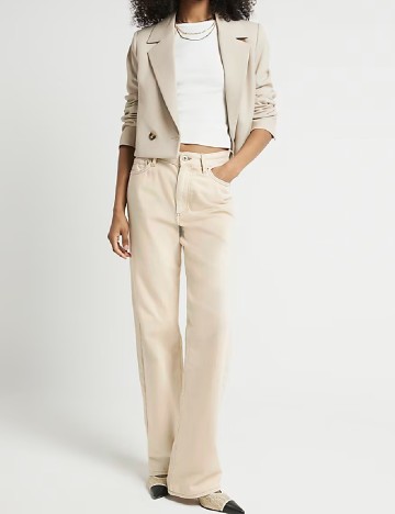 Blugi River Island, crem