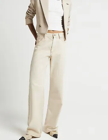 Blugi River Island, crem Crem