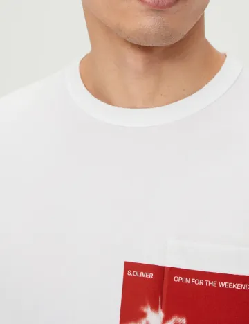 Tricou s.Oliver, alb