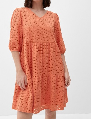 Rochie scurta s.Oliver, portocaliu