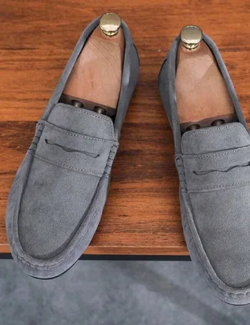 Mocasini SHEIN, gri