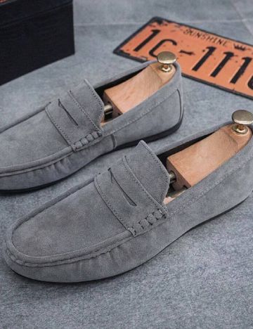 Mocasini SHEIN, gri