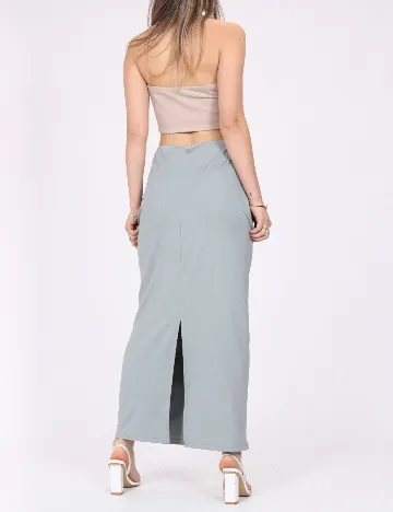 Fusta Vero Moda, gri