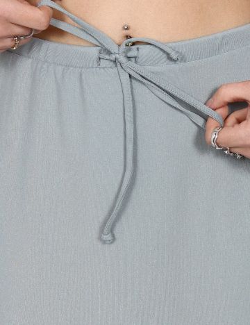 Fusta Vero Moda, gri