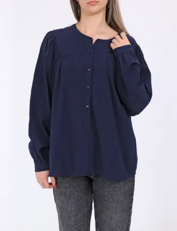 Camasa Vero Moda, bleumarin Albastru